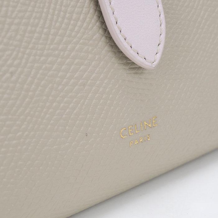 CELINE（セリーヌ） 中古良品 二つ折り財布 スモール ストラップ