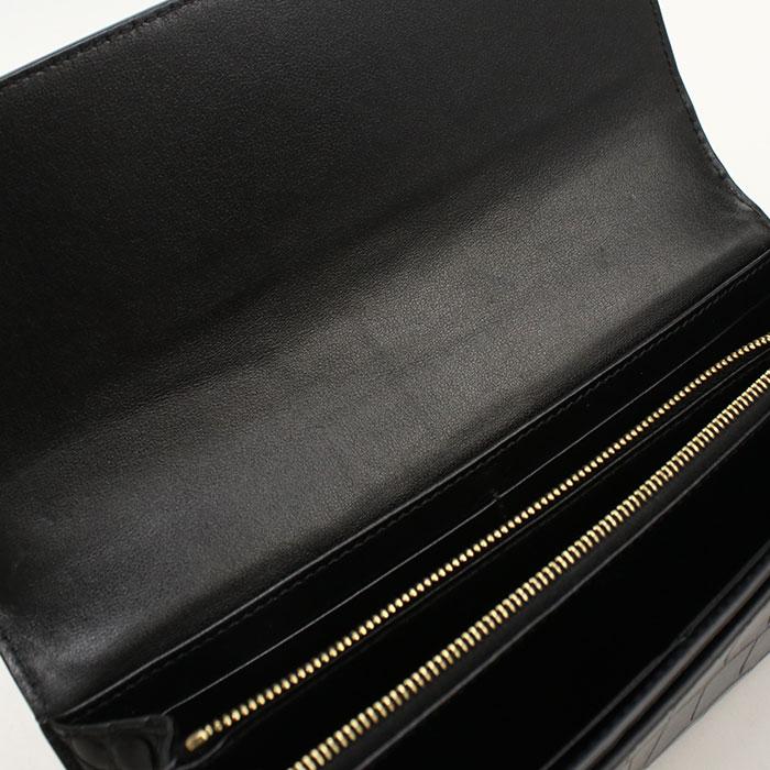 CELINE（セリーヌ） 中古良品 長財布二折 レディース ブラック
