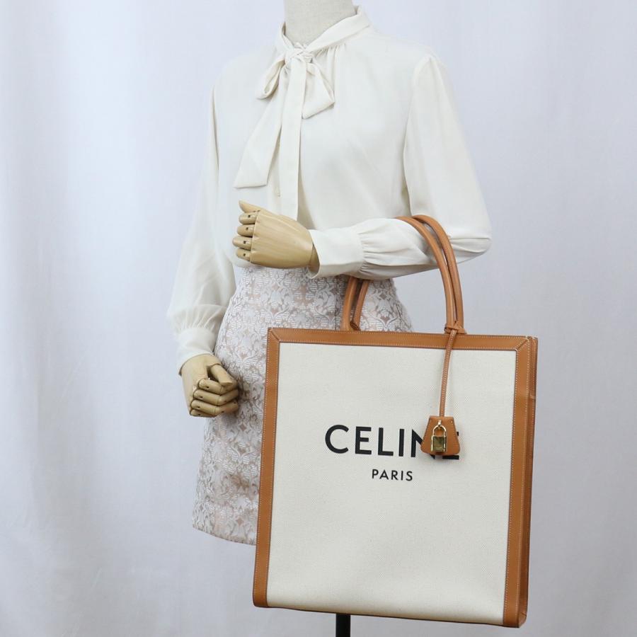 中古良品セリーヌCELINE トートバッグ ブランド バーティカルカバ コットン 190402BNZ ランク：A us-2 メンズ レディース