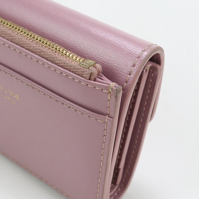 CELINE 中古 トリオンフ コンパクトウォレット 三つ折り財布 CELINE 中古 トリオンフ コンパクトウォレット 三つ折り財布