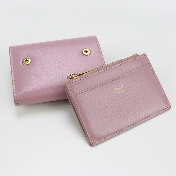 CELINE 中古 トリオンフ コンパクトウォレット 三つ折り財布 CELINE 中古 トリオンフ コンパクトウォレット 三つ折り財布
