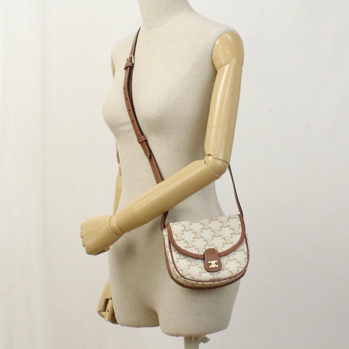 CELINE ショルダーバッグ 19670 2BZJ 01BC【ランクA】 CELINE 中古良品 セリーヌ 斜め掛け ショルダーバッグ 19670