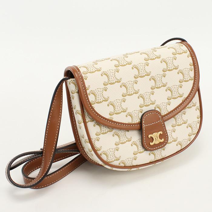 CELINE 中古良品 セリーヌ 斜め掛け ショルダーバッグ 19670 2BZJ 01BC  