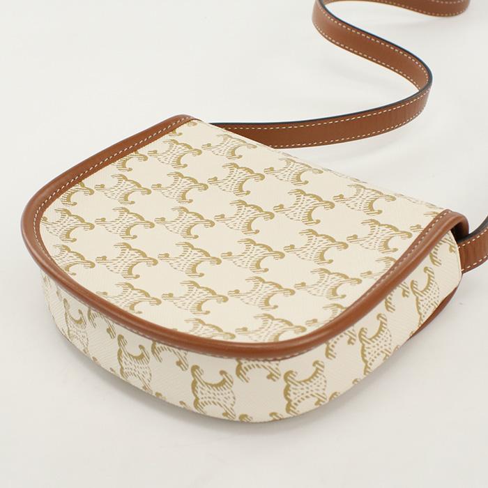 CELINE 中古良品 セリーヌ 斜め掛け ショルダーバッグ 19670