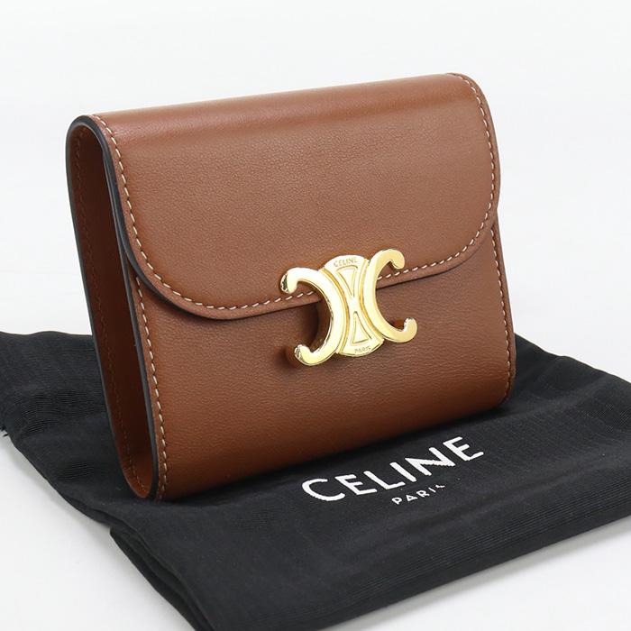 CELINE 中古良品 セリーヌ 三折財布 10D78 スモール フラップ CELINE 中古良品 セリーヌ 三折財布 10D78 スモール フラップ
