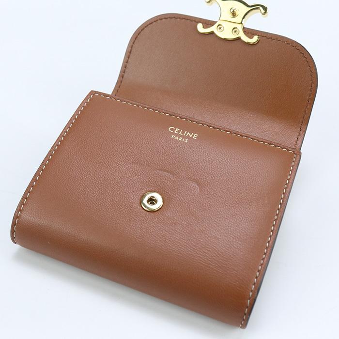 CELINE 中古良品 セリーヌ 三折財布 10D78 スモール フラップ CELINE 中古良品 セリーヌ 三折財布 10D78 スモール フラップ