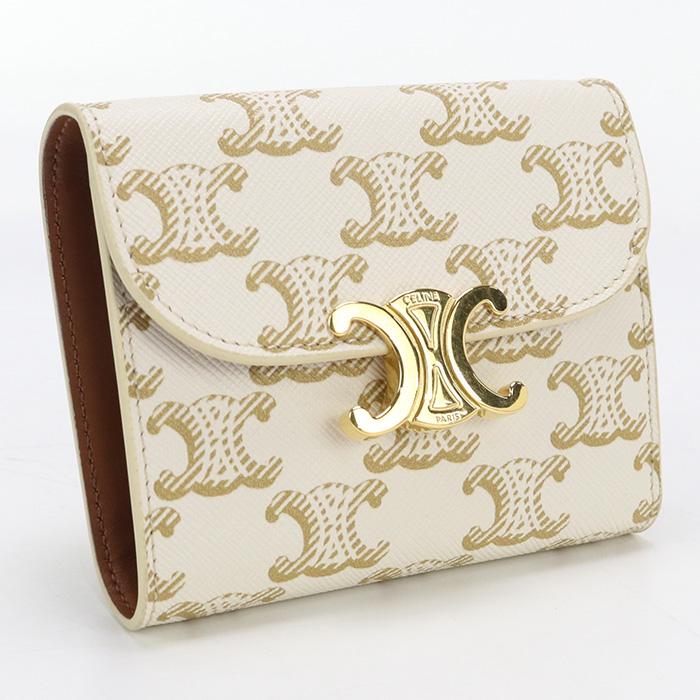 CELINE 中古良品 セリーヌ 二折財布 10D78 2CQH スモール フラップ  