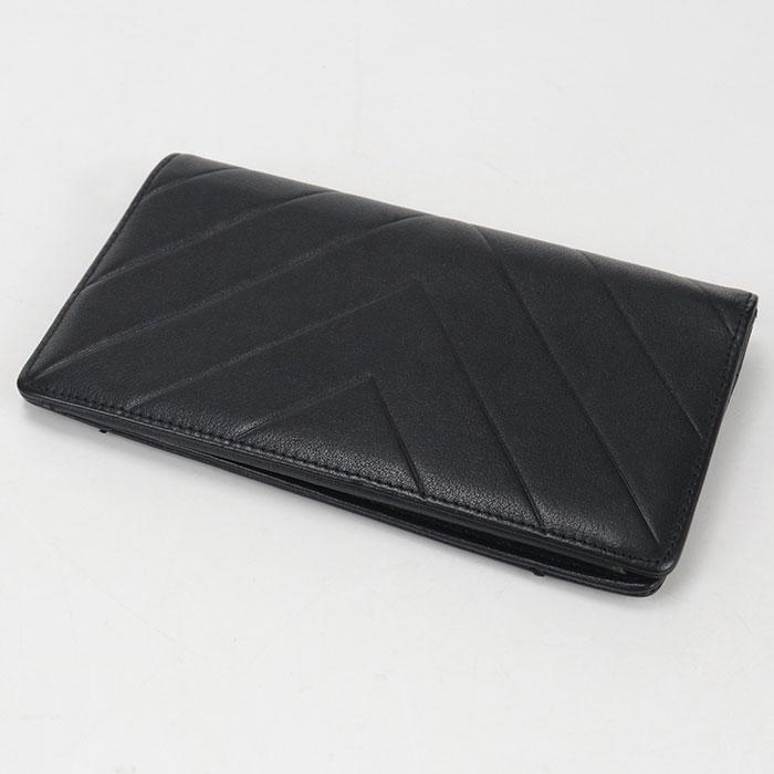 CHANEL（シャネル） 中古良品 長財布二折 レディース ブラック