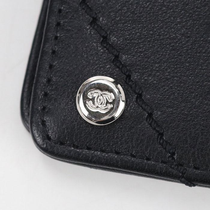 CHANEL（シャネル） 中古良品 長財布二折 レディース ブラック