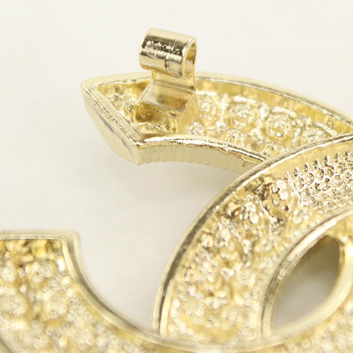 CHANEL（シャネル） 中古良品 ブローチ ラインストーン ココマーク