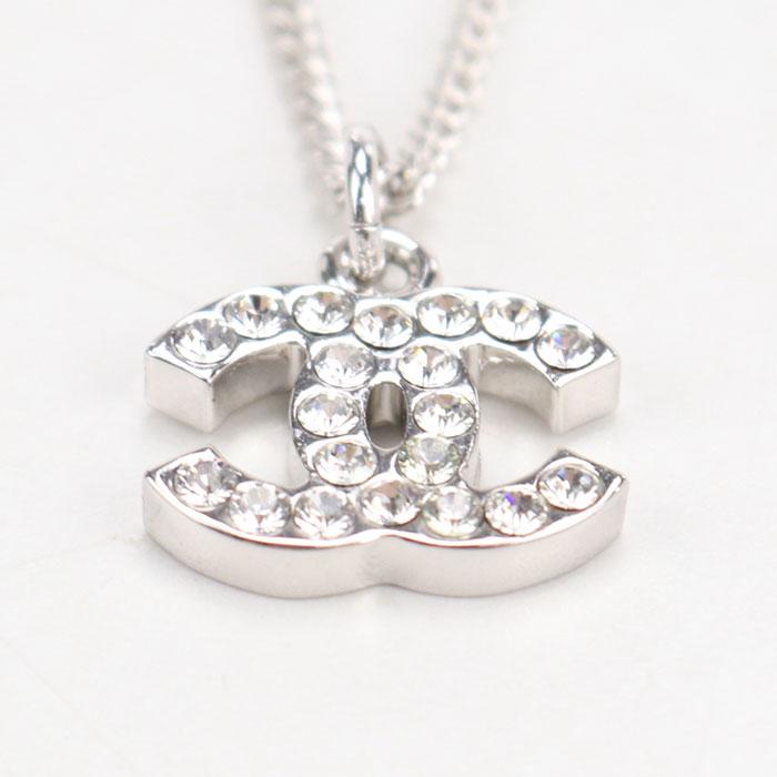 CHANEL（シャネル） 中古美品 ネックレス ラインストーン ココマーク