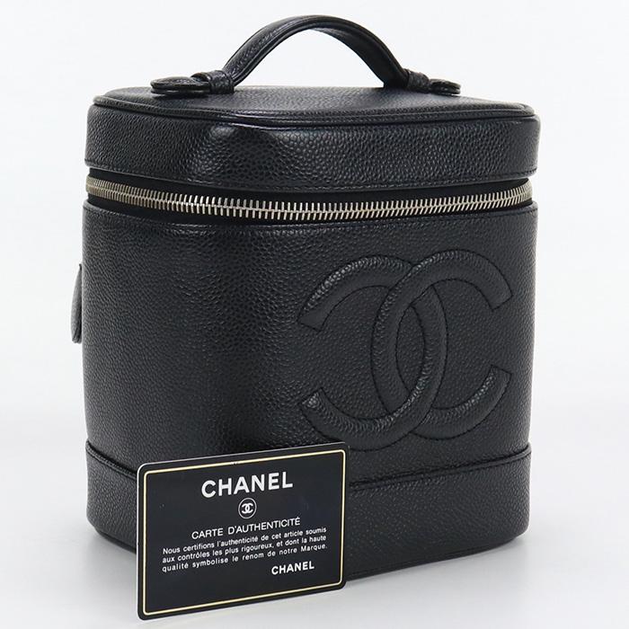 CHANEL 中古シャネルCHANEL ココマーク バニティ-バッグ キャビア  