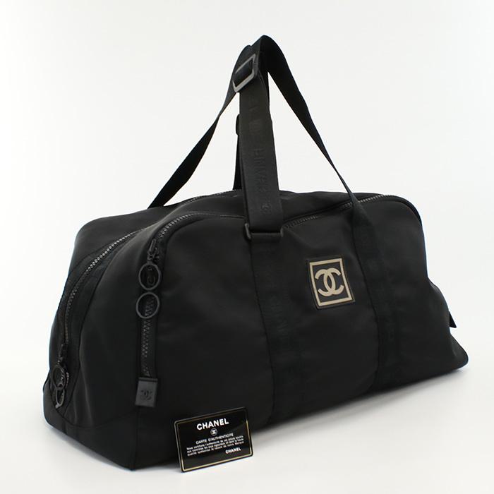 CHANEL ブラック ボストンバッグ　スポーツライン CHANEL シャネル スポーツライン ボストンバッグ – co&co