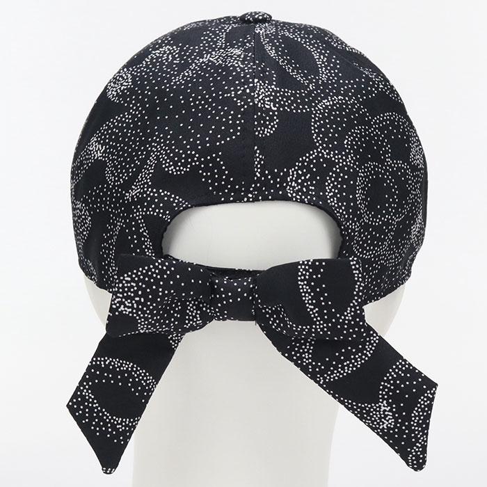 中古良品 CHANEL シャネル キャップ カメリア レディース ブラック