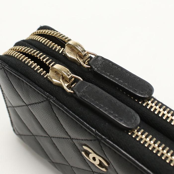 CHANEL（シャネル） 中古 長財布ラウンドファスナー ラウンドWジップ