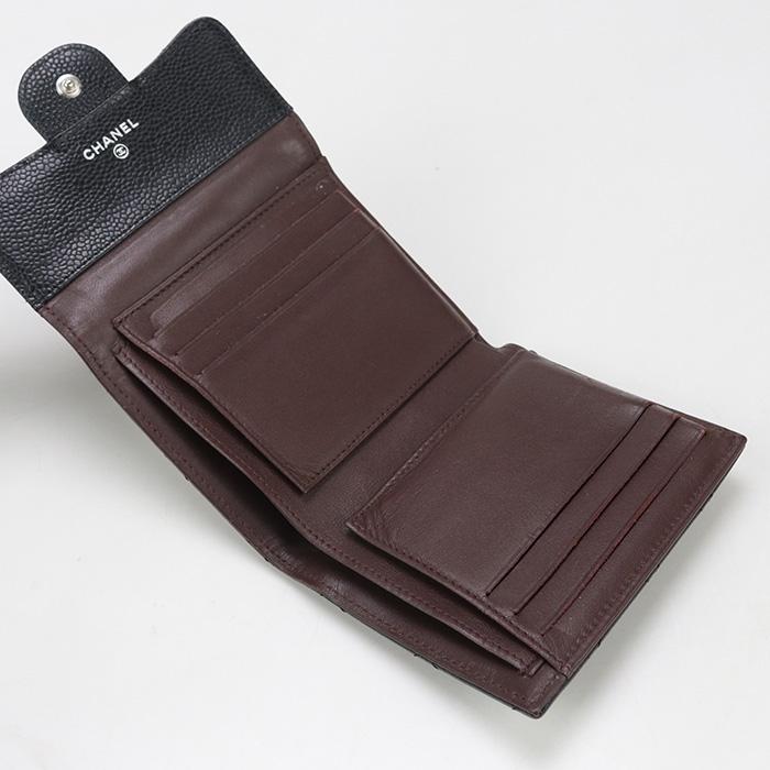 CHANEL 中古良品 シャネル 三折財布 31581376 クラシックスモール  