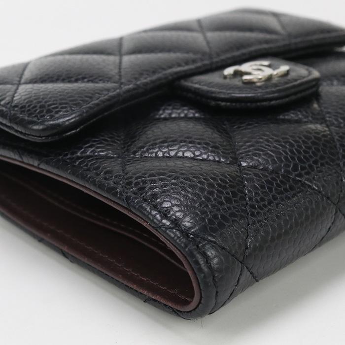 CHANEL 中古良品 シャネル 三折財布 31581376 クラシックスモール  