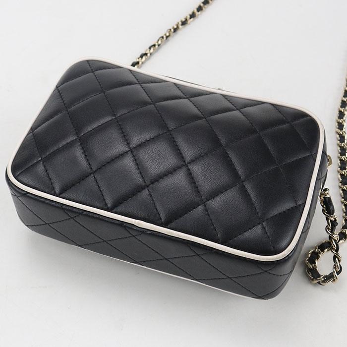 (未使用) CHANEL シャネル チェーン ポーチ バッグ ショルダー 斜め掛 CHANEL（シャネル） 中古美品 斜め掛け ショルダーバッグ チェーン