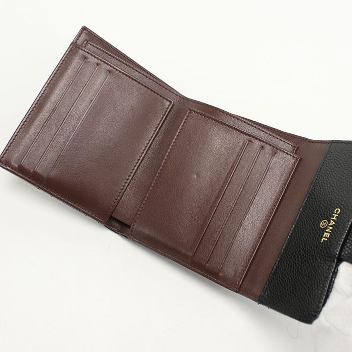 CHANEL（シャネル） 中古良品 三折財布 26920077 スモール フラップ