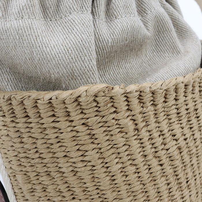 中古美品Chloe クロエ カゴバッグ スモールバスケット ウッディ レディース ベージュ Chloe（クロエ） 中古美品 カゴバッグ スモールバスケット ウッディ