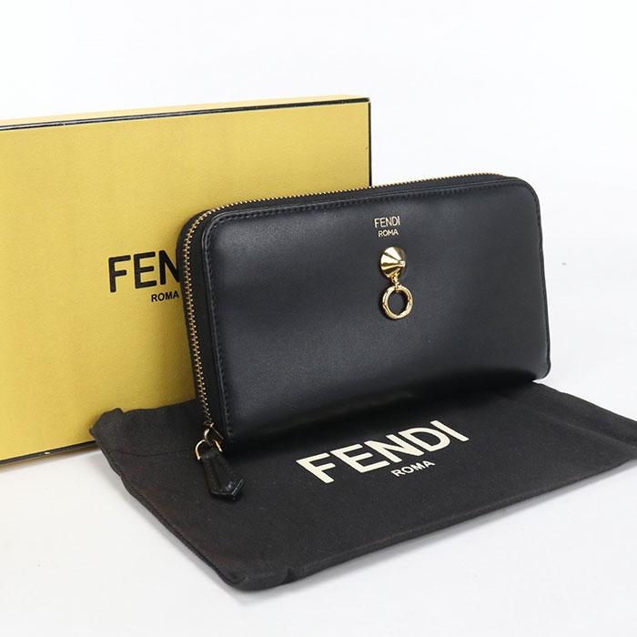 フェンディ 8M0299 レザー ラウンドファスナー 長財布 FENDI 大人気 FENDI（フェンディ） 中古良品 長財布ラウンドファスナー 8M0299 長