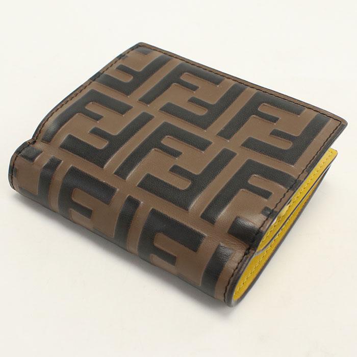 FENDI（フェンディ） 中古良品 二つ折り財布 8M0386 エフイズ