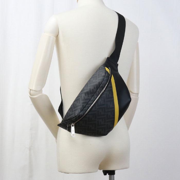 FENDI 中古良品 フェンディ ボディバッグ 7VA434 ベルトバッグ  