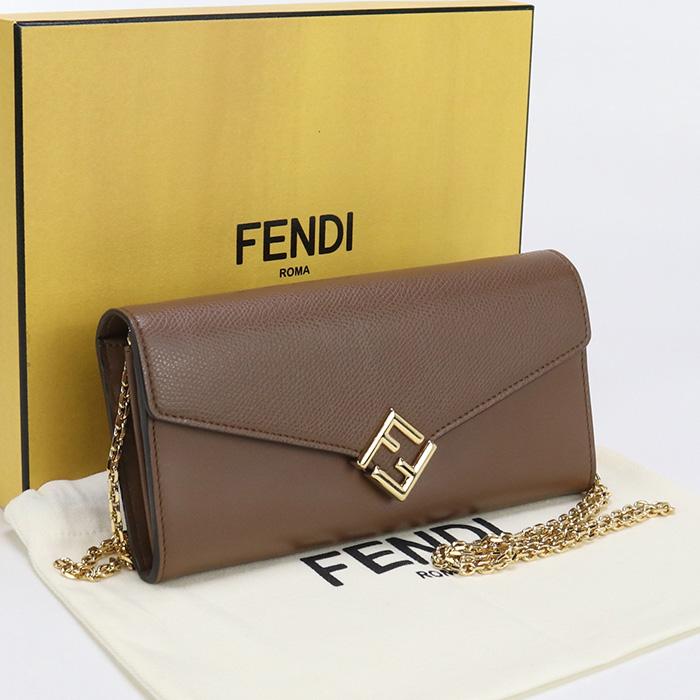 FENDI 中古良品 フェンディ チェーンウォレット 8M0365 ALV4 FF  