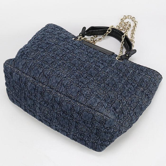 中古良品 FERRAGAMO フェラガモ トートバッグ 21 0960 2WAY レディース
