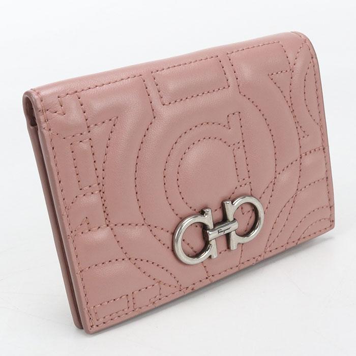 FERRAGAMO（フェラガモ） 中古良品 二折財布 22 D665 ガンチーニ