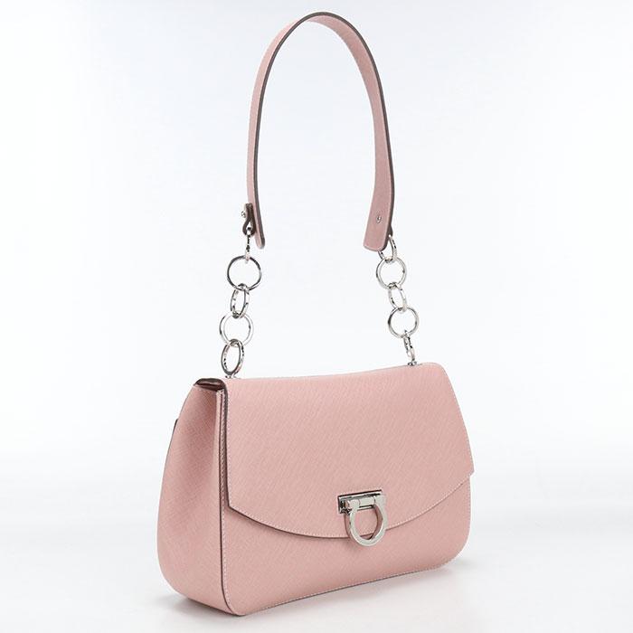 中古良品 FERRAGAMO フェラガモ ショルダーバッグ 21 5320 チェーン 