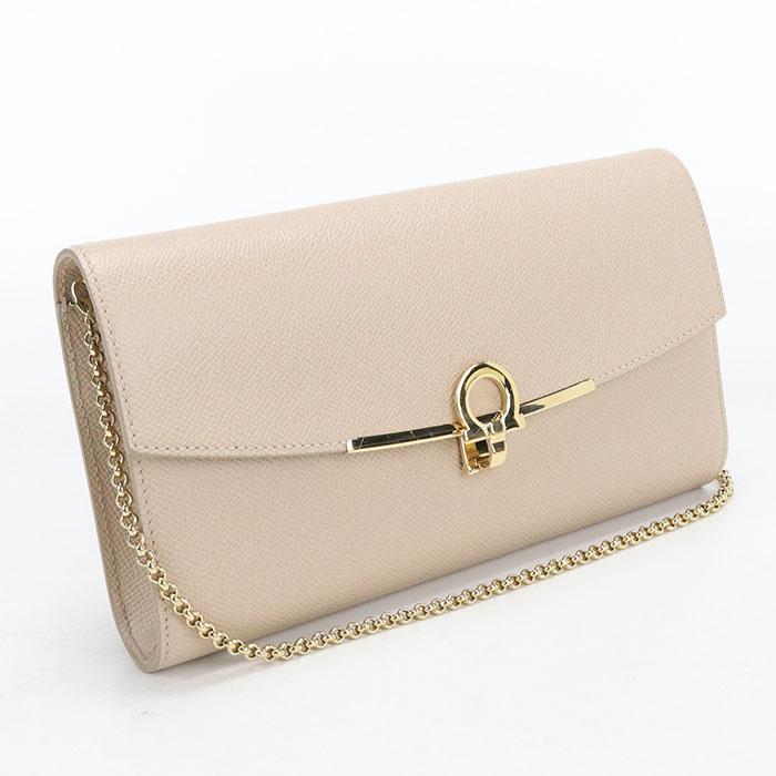 FERRAGAMO（フェラガモ） 中古良品 ショルダーバッグ 22 C941 チェーン