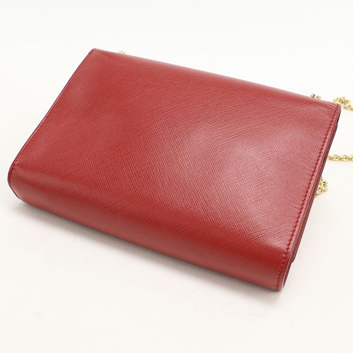 中古良品 FERRAGAMO フェラガモ ショルダーバッグ 22 B558 チェーン