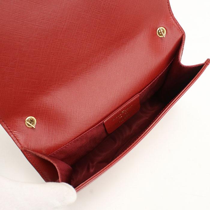中古良品 FERRAGAMO フェラガモ ショルダーバッグ 22 B558 チェーン