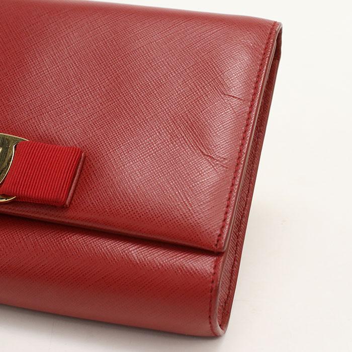 中古良品 FERRAGAMO フェラガモ ショルダーバッグ 22 B558 チェーン