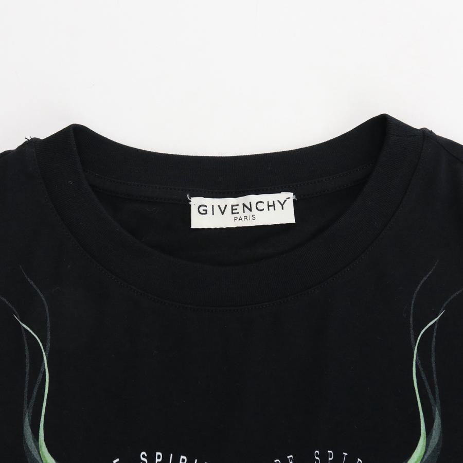 中古良品ジバンシーGIVENCHYメンズ Tシャツ コットン BW70813Z3T ブラック ランク：A us-2  メンズ｜bighit｜02