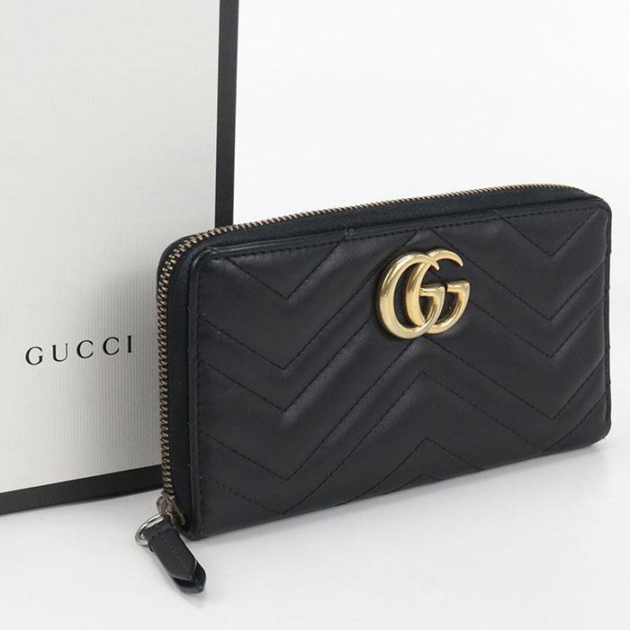GUCCI（グッチ） 中古良品 長財布ラウンドファスナー 443123 ジップ