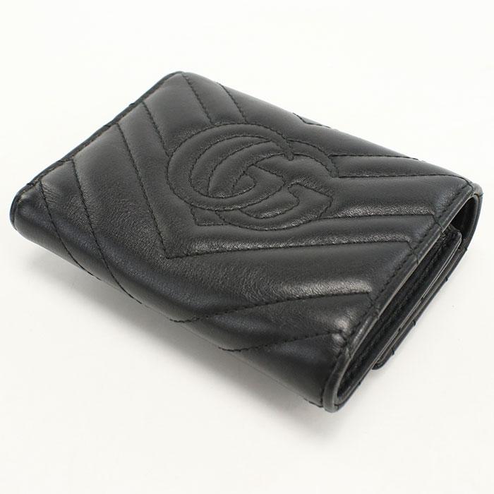 GUCCI（グッチ） 中古良品 三つ折り財布 474802 GGマーモント