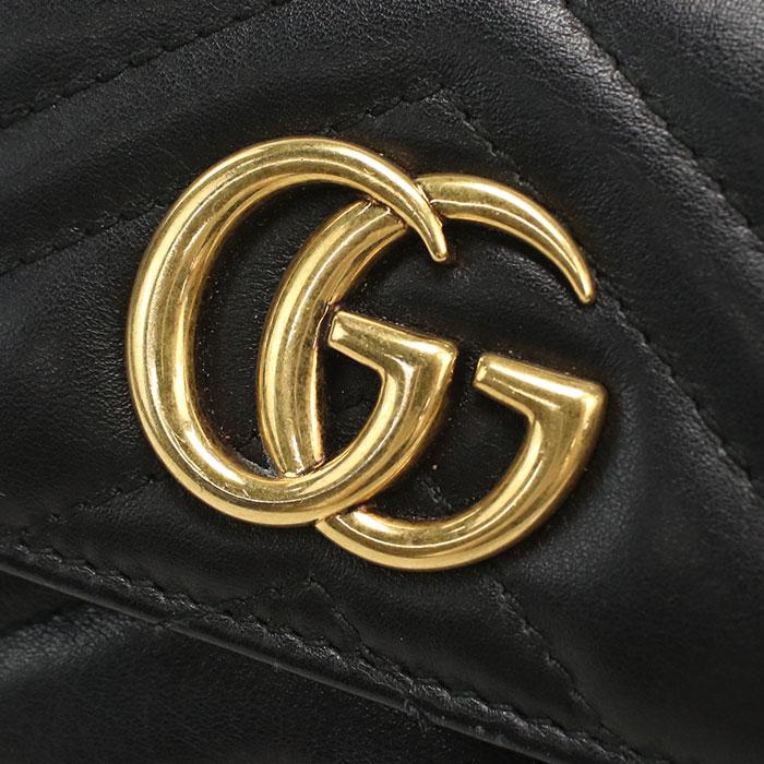 GUCCI（グッチ） 中古良品 三つ折り財布 474802 GGマーモント