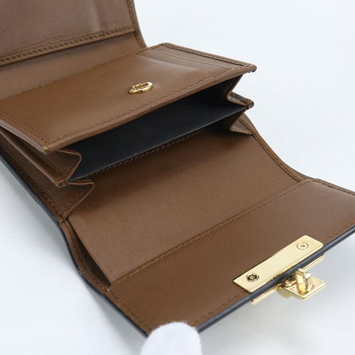 グッチ パドロック 453155 三つ折り財布 GUCCI（グッチ） 中古良品 三つ折り財布 453155 パドロック レディース