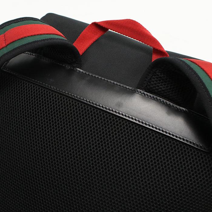 中古良品 GUCCI グッチ リュック 429037 バックパック シェリー メンズ ブラック_5