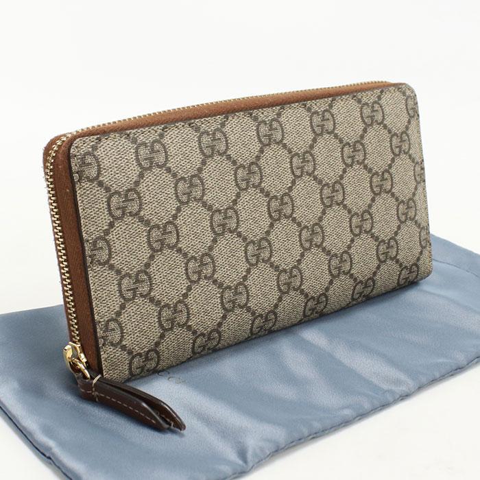 GUCCI（グッチ） 中古良品 長財布ラウンドファスナー 410102 ジップ