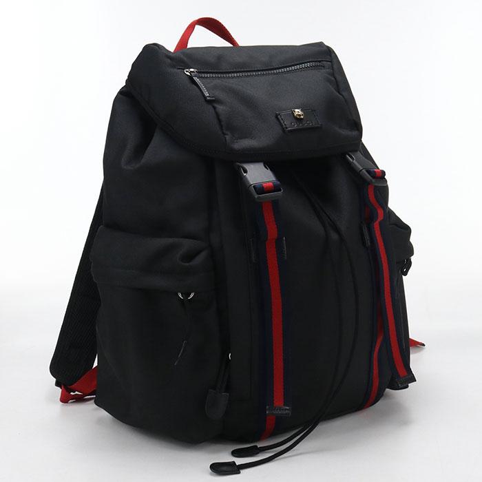 GUCCI グッチ テクノキャンバス バッグパック キャットヘッド 429037 リュック キャンバス【中古】 メンズ GUCCI（グッチ） 中古良品 リュック 429037 テクノキャンバス バッグ