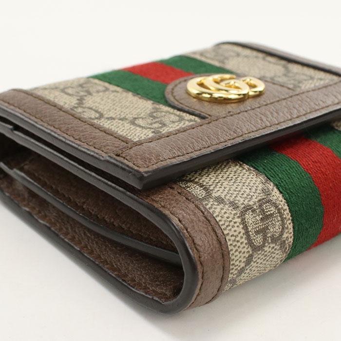 GUCCI グッチ オフィディアGG 598662 GUCCI（グッチ） 中古良品 二つ折り財布 598662 オフィディア