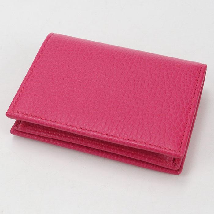 グッチ GUCCI GGスプリーム ミニウォレット 二つ折り財布 456126 ピンク【中古】 GUCCI - グッチ GUCCI GGスプリーム ミニウォレット 二つ折り財布