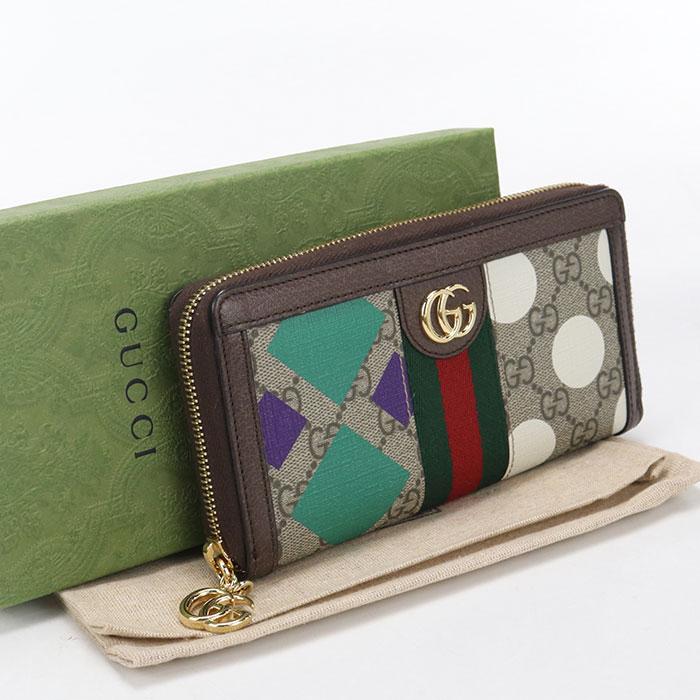 GUCCI（グッチ） 中古良品 長財布ラウンドファスナー 523154 ラウンド 