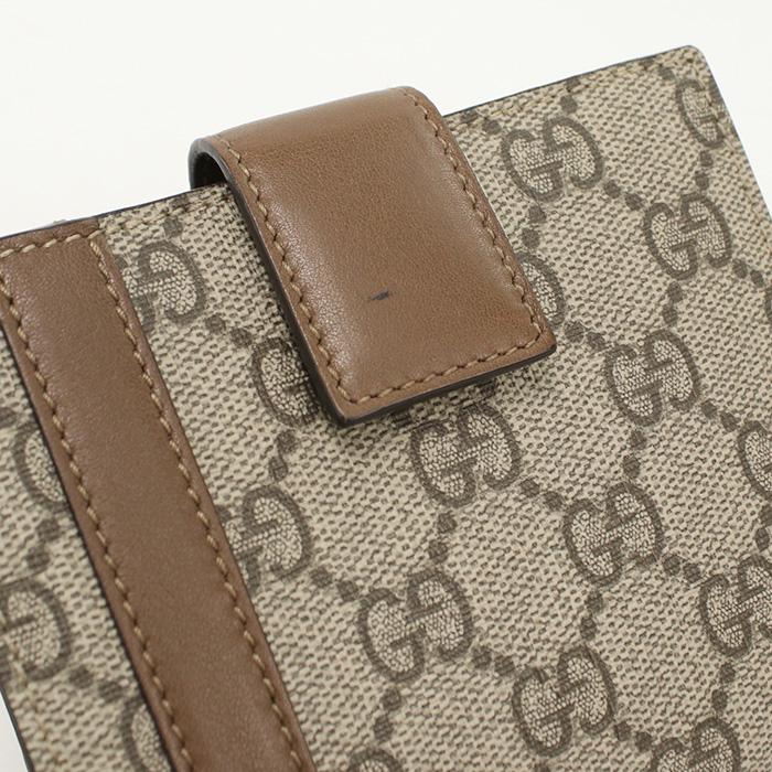 GUCCI（グッチ） 中古美品 二つ折り財布 309755 Wホック GGスプリーム