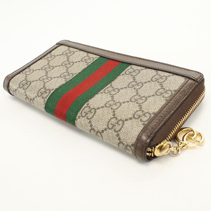 GUCCI（グッチ） 中古良品 長財布ラウンドファスナー 523154 ジップ 