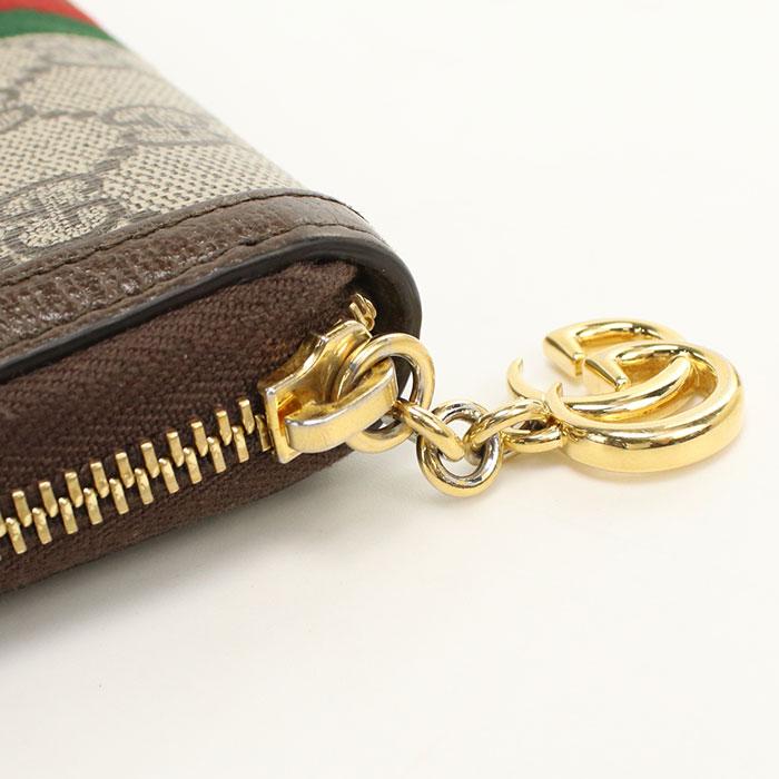 GUCCI（グッチ） 中古良品 長財布ラウンドファスナー 523154 ジップ 
