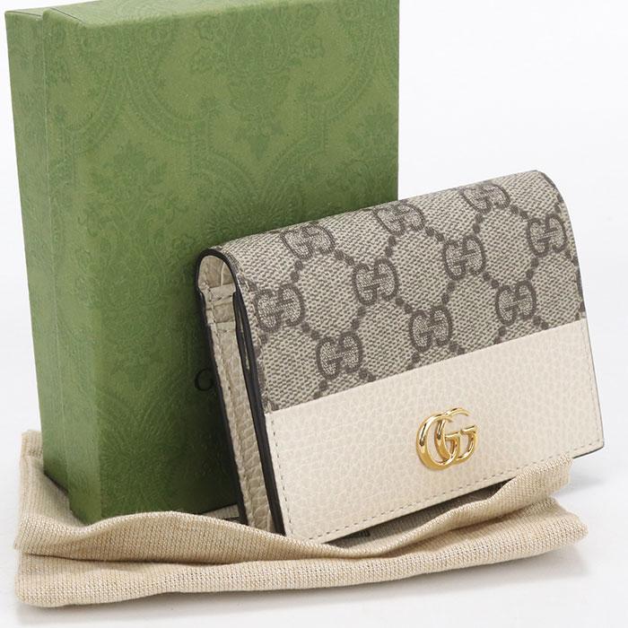 GUCCI（グッチ） 中古・未使用 二つ折り財布 658610 バイカラー カード 